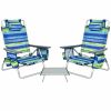 5-Position Outdoor Folding Chair Set