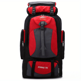 Hunting Climbing Backpack for Outdoor (Color: Red)
