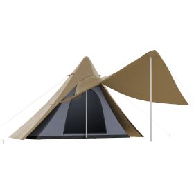 Teepee Tent, Waterproof Camping Tent (Color: as Pic)