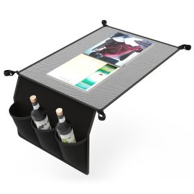 Foldable Camping Table Grill Stand (Color: Storage Net Only)
