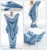 Cozy Flannel Shark Costume Shark Sleeping Bag