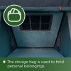 Luxurious Triangle Aluminum Black Hard Shell Grey Rooftop Tent