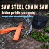Hand Survival Chain Saw Kits Camping Hiking Tool