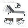 Outdoor 2-Pcs Set Chaise Lounge Chairs