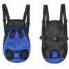 Denim Pet Dog Backpack Outdoor Travel