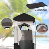Portable Shower Tent with Solar Shower Bag, Floor and Carrying Bag