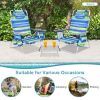 5-Position Outdoor Folding Chair Set