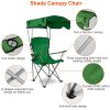 Foldable Beach Canopy Chair 330LBS Load Folding Seat