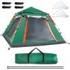 4-5 Person Camping Tent with 2 Mosquito Nets Windows