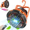 Camping Fan Lights Outdoor USB Rechargeable