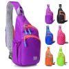 Waterproof Nylon Fanny Pack; Trendy Zipper Sling Bag