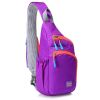 Waterproof Nylon Fanny Pack; Trendy Zipper Sling Bag