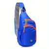 Waterproof Nylon Fanny Pack; Trendy Zipper Sling Bag