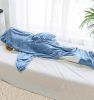 Cozy Flannel Shark Costume Shark Sleeping Bag