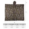 Kylebooker 3D Maple Leafy Hunting Camouflage Poncho Ghillie Suit
