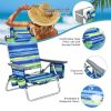 5-Position Outdoor Folding Chair Set
