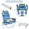 5-Position Outdoor Folding Chair Set