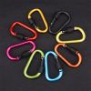 Aluminum D-Ring Locking Carabiner (Pack of 10)