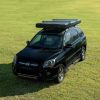 Luxurious Triangle Aluminum Black Hard Shell Grey Rooftop Tent
