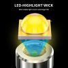 LED Flashlight With Keychain